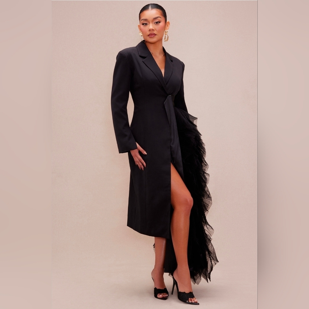 Katie Tulle Blazer Dress